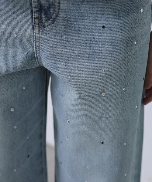 CADUNE(カデュネ)の「キラキラデニム(その他パンツ・レディース・ライトブルー・40/38/36/34)」の8枚目の写真