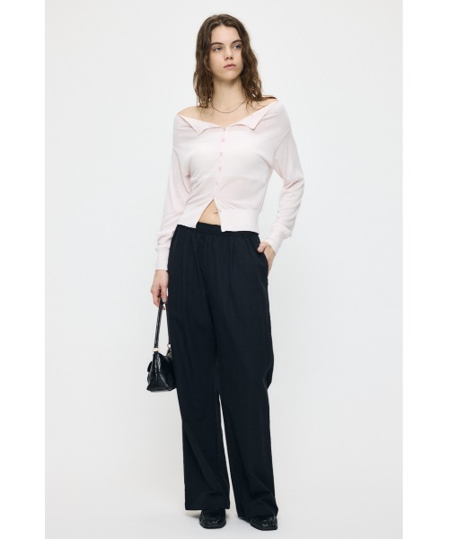 MOUSSY(マウジー)の「【セットアップ対応】DRAWSTRING EASY パンツ(その他パンツ・レディース・ブルー系その他3/ベージュ系その他/ブラック・1/2)」の5枚目の写真