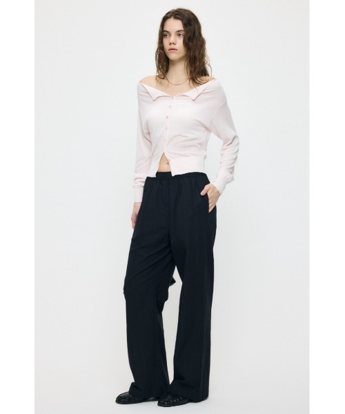 MOUSSY(マウジー)の「【セットアップ対応】DRAWSTRING EASY パンツ(その他パンツ・レディース・ブルー系その他3/ベージュ系その他/ブラック・1/2)」の6枚目の写真