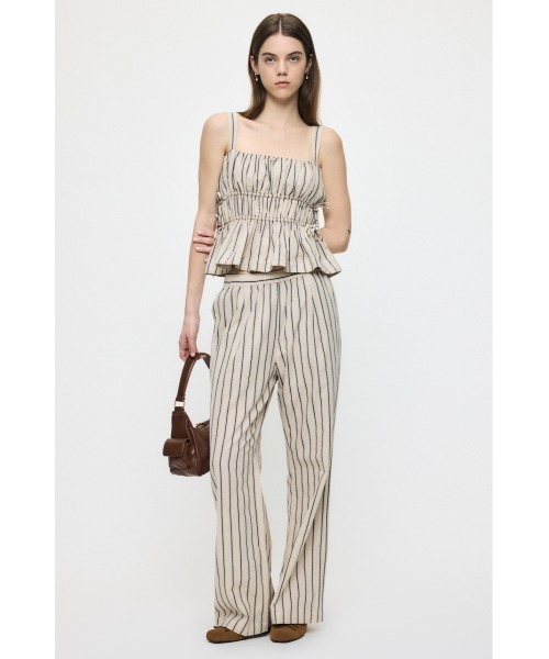 MOUSSY(マウジー)の「【セットアップ対応】DRAWSTRING EASY パンツ(その他パンツ・レディース・ブルー系その他3/ベージュ系その他/ブラック・1/2)」の10枚目の写真