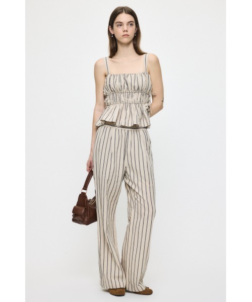 MOUSSY(マウジー)の「【セットアップ対応】DRAWSTRING EASY パンツ(その他パンツ・レディース・ブルー系その他3/ベージュ系その他/ブラック・1/2)」の11枚目の写真