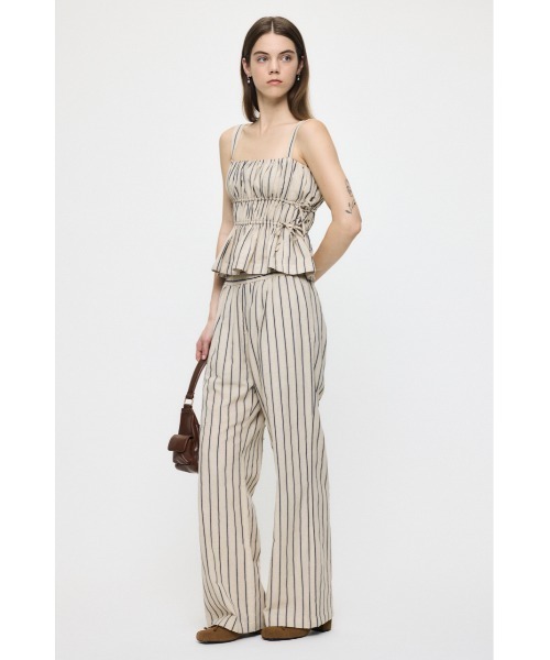 MOUSSY(マウジー)の「【セットアップ対応】DRAWSTRING EASY パンツ(その他パンツ・レディース・ブルー系その他3/ベージュ系その他/ブラック・1/2)」の12枚目の写真
