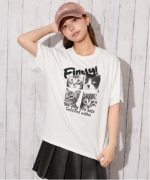 《ネコフォト・サガラロゴ》プリントTシャツ/カジュアル×ストリート/春夏/全3色