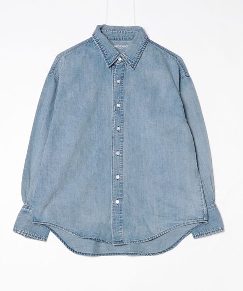 RED CARD TOKYO(レッドカード)の「RED CARD TOKYO / Denim Shirt(シャツ/ブラウス・レディース・ブルー・0)」の1枚目の写真