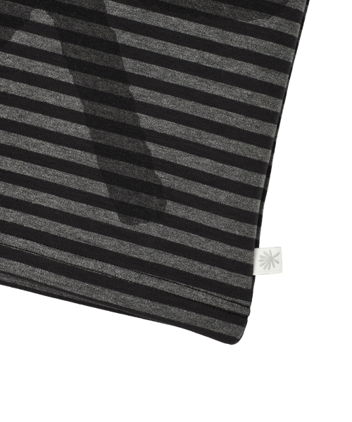 DANDEL(ダンデル)の「DD murky stripe symbol tee (CHARCOAL)(Tシャツ/カットソー・レディース・その他・1/2)」の5枚目の写真