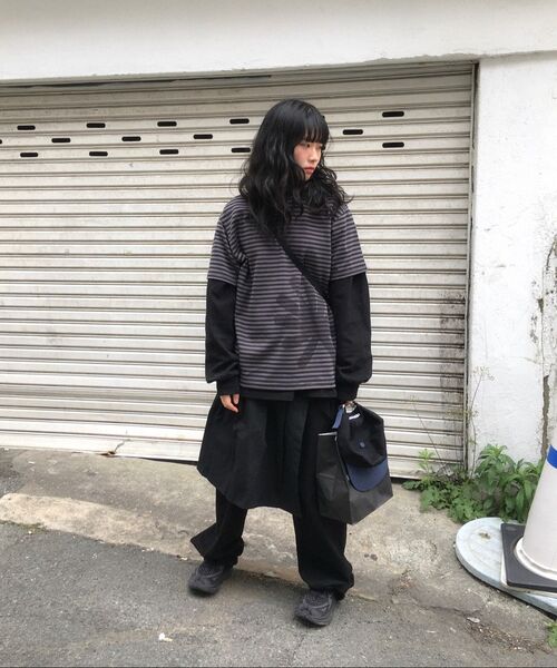 DANDEL(ダンデル)の「DD murky stripe symbol tee (CHARCOAL)(Tシャツ/カットソー・レディース・その他・1/2)」の10枚目の写真