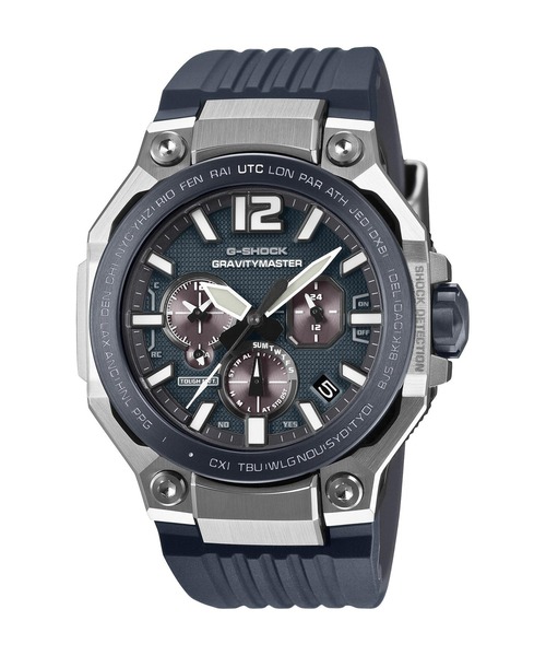 G-SHOCK(ジーショック)の「MASTER OF G GRAVITYMASTER / GWR-B3000A-2AJF(アナログ腕時計・メンズ・グレイッシュブルー・FREE)」の1枚目の写真