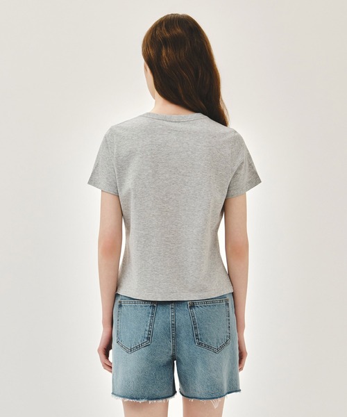 MARITHE + FRANCOIS GIRBAUD（マリテフランソワジルボー）の「[REGEN] W FRENCH FRUIT SHOP GRAPHIC TEE（Tシャツ/カットソー・レディース・White/ヘザーグレー・SMALL/MEDIUM）」の13枚目の写真