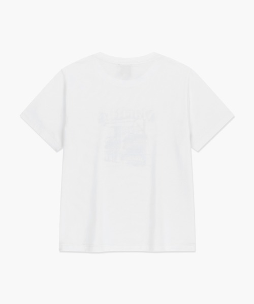 MARITHE + FRANCOIS GIRBAUD（マリテフランソワジルボー）の「[REGEN] W FRENCH FRUIT SHOP GRAPHIC TEE（Tシャツ/カットソー・レディース・White/ヘザーグレー・SMALL/MEDIUM）」の8枚目の写真