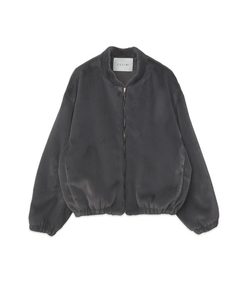 Clean Eco Fur Zip Up Mnimal MA-1 Blouson（ブルゾン）｜CULLNI