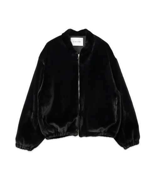 Clean Eco Fur Zip Up Mnimal MA-1 Blouson（ブルゾン）｜CULLNI