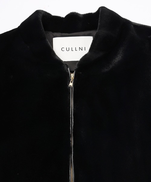 CULLNI(クルニ)の「Clean Eco Fur Zip Up Mnimal MA-1 Blouson(ブルゾン・メンズ・ブルーグレー/ベージュ/ブラック/グレー・1)」の21枚目の写真