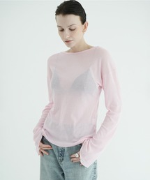 CLANE（クラネ）の「SHEER LOOSE CUT TOPS（Tシャツ/カットソー）」