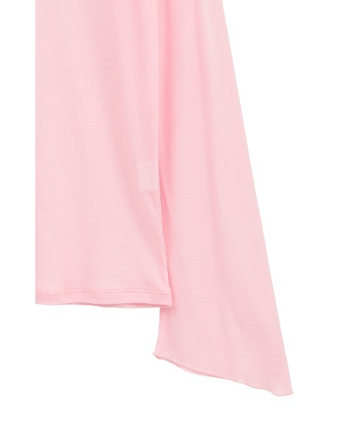 CLANE（クラネ）の「SHEER LOOSE CUT TOPS（Tシャツ/カットソー・レディース・ホワイト/ピンク・1/2）」の22枚目の写真