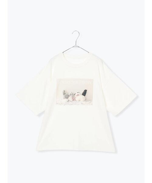 TSUHARU by Samansa Mos2(ツハルバイサマンサモスモス)の「【さて×TSUHARU】フォト柄プリントTシャツ(Tシャツ/カットソー・レディース・キナリ/オフホワイト・F)」の20枚目の写真