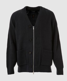 BATONER（バトナー）の「BATONER W-NAME WOOL KNIT CARDIGAN（ニット/セーター）」