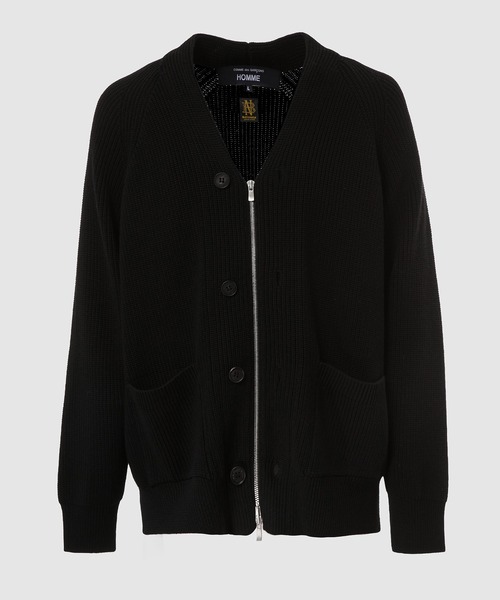BATONER ウールニットカーディガン　size3 BATONER W-NAME WOOL KNIT CARDIGAN（ニット/セーター）｜COMME des