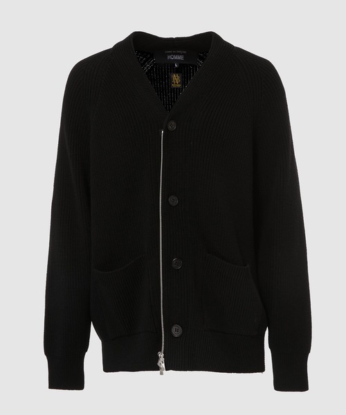 COMME des GARCONS HOMME(コム デ ギャルソン・オム)の「BATONER W-NAME WOOL KNIT CARDIGAN(ニット/セーター・メンズ・ブラック/ブルー系その他・S/M/L)」の3枚目の写真