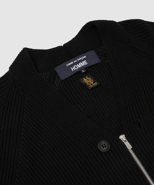 COMME des GARCONS HOMME(コム デ ギャルソン・オム)の「BATONER W-NAME WOOL KNIT CARDIGAN(ニット/セーター・メンズ・ブラック/ブルー系その他・S/M/L)」の5枚目の写真