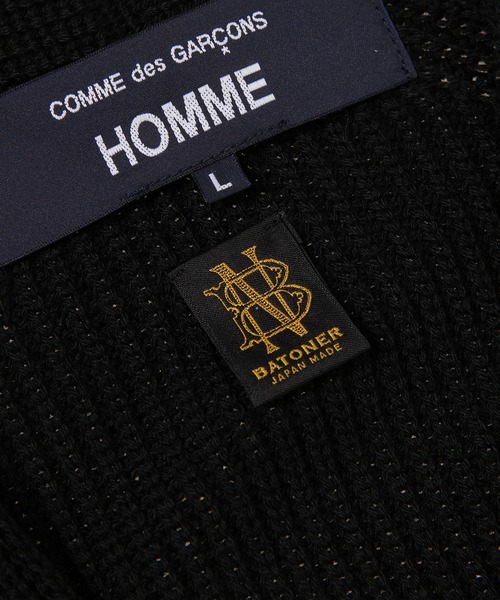 COMME des GARCONS HOMME(コム デ ギャルソン・オム)の「BATONER W-NAME WOOL KNIT CARDIGAN(ニット/セーター・メンズ・ブラック/ブルー系その他・S/M/L)」の6枚目の写真