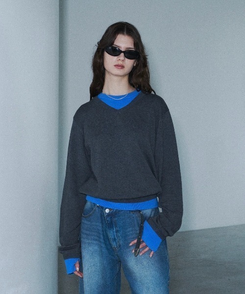 MOHAIR BLEND KNIT SHIRT CARDIGAN（ニット/セーター）｜WYM LIDNM