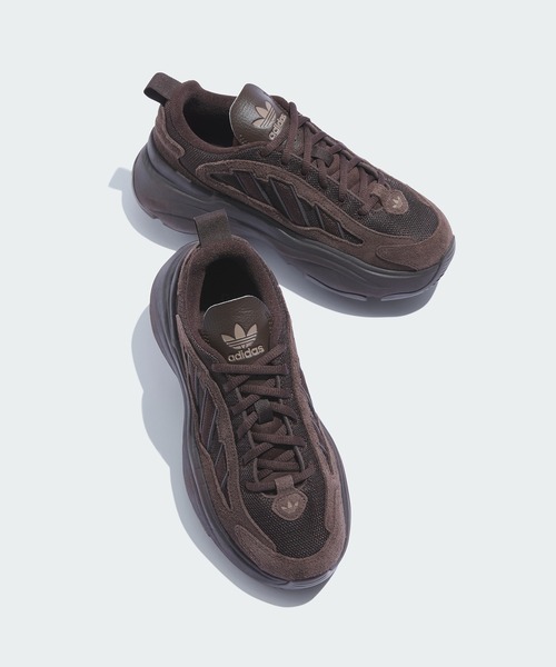 adidas(アディダス)の「【ZOZOTOWNコラボモデル】OZGAIA W / オズガイア W / 厚底スニーカー / アディダスオリジナルス adidas Originals(スニーカー・レディース・ダークブラウン・22.0cm/22.5cm/24.0cm/25.5cm/26.0cm/26.5cm/27.0cm/27.5cm/28.0cm/23.0cm/23.5cm/24.5cm/25.0cm)」の1枚目の写真