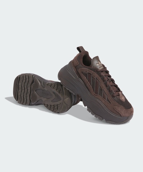 adidas(アディダス)の「【ZOZOTOWNコラボモデル】OZGAIA W / オズガイア W / 厚底スニーカー / アディダスオリジナルス adidas Originals(スニーカー・レディース・ダークブラウン・22.0cm/22.5cm/24.0cm/25.5cm/26.0cm/26.5cm/27.0cm/27.5cm/28.0cm/23.0cm/23.5cm/24.5cm/25.0cm)」の2枚目の写真