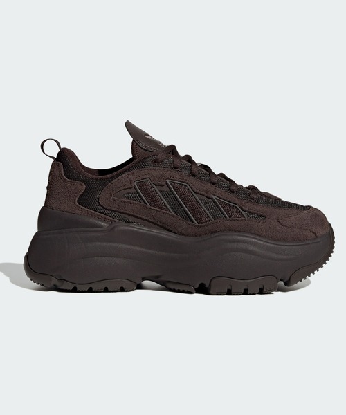 adidas(アディダス)の「【ZOZOTOWNコラボモデル】OZGAIA W / オズガイア W / 厚底スニーカー / アディダスオリジナルス adidas Originals(スニーカー・レディース・ダークブラウン・22.0cm/22.5cm/24.0cm/25.5cm/26.0cm/26.5cm/27.0cm/27.5cm/28.0cm/23.0cm/23.5cm/24.5cm/25.0cm)」の3枚目の写真