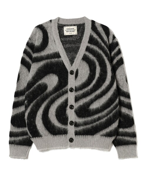 FUTURE ARCHIVE — MARBLE MOHAIR CARDIGAN