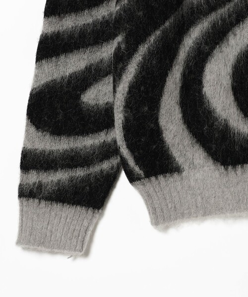 FUTURE ARCHIVE（フューチャーアーカイブ）の「FUTURE ARCHIVE / MARBLE MOHAIR CARDIGAN（ニット/セーター・メンズ・ブルー/グレー・MEDIUM/SMALL）」の5枚目の写真