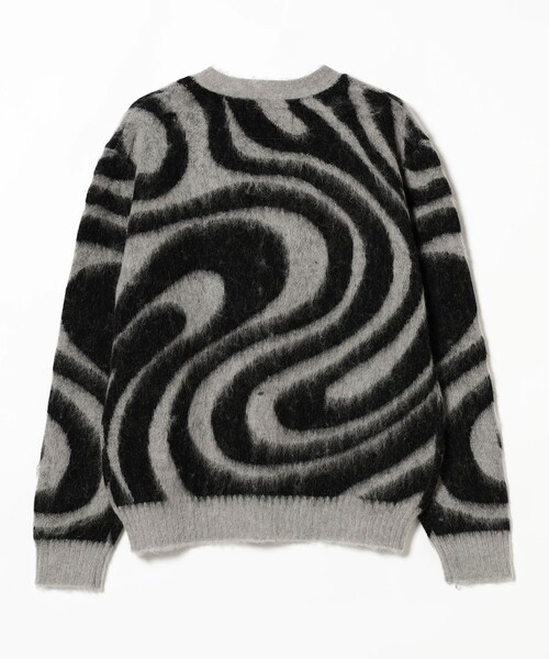 FUTURE ARCHIVE（フューチャーアーカイブ）の「FUTURE ARCHIVE / MARBLE MOHAIR CARDIGAN（ニット/セーター・メンズ・ブルー/グレー・MEDIUM/SMALL）」の6枚目の写真