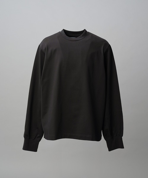 MAISON SPECIAL(メゾンスペシャル)の「《UNISEX》Gentle Heavy-weight Single Jersey Prime-Over Long-sleeved T-shirt/ジェントルヘビーオンス天竺プライムオーバーロングスリーブTシャツ【MAISON SPECIAL/メゾンスペシャル】(Tシャツ/カットソー・メンズ・チャコールグレー/ブラック/ピンク/ホワイト・2/1/0)」の20枚目の写真