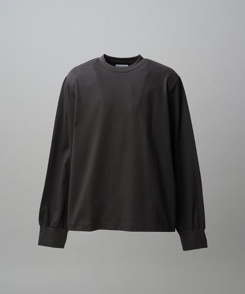 MAISON SPECIAL(メゾンスペシャル)の「《UNISEX》Gentle Heavy-weight Single Jersey Prime-Over Long-sleeved T-shirt/ジェントルヘビーオンス天竺プライムオーバーロングスリーブTシャツ【MAISON SPECIAL/メゾンスペシャル】(Tシャツ/カットソー・メンズ・チャコールグレー/ブラック/ピンク/ホワイト・2/1/0)」の22枚目の写真