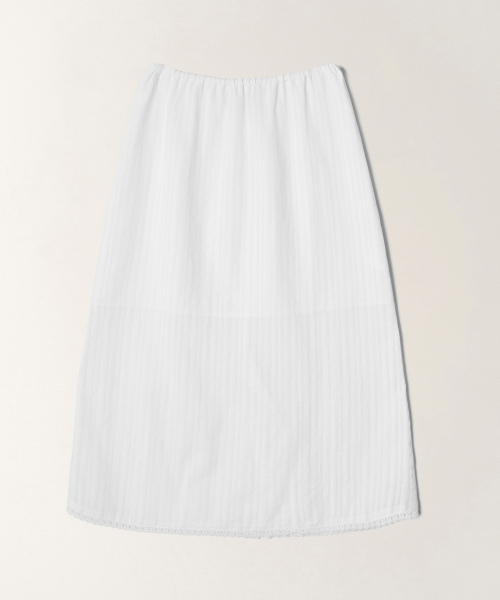 TTUDEMENT(トュードメント)の「GAUZE MIDI SKIRT_WHITE(スカート・レディース・その他・SMALL/MEDIUM)」の2枚目の写真