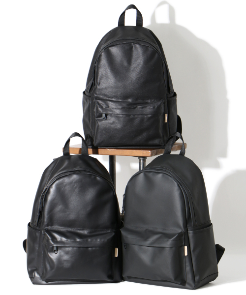 bubilian(バビリアン)の「ドミニクトリプルバックパック_Black(バックパック/リュック・メンズ・ブラック系1/ブラック系2/ブラック系3・FREE)」の4枚目の写真