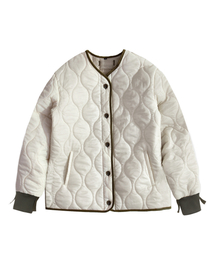 KANEITEI（カネイテイ）の「M65 QUILTING JACKET (IVORY)（ダウンジャケット/コート）」