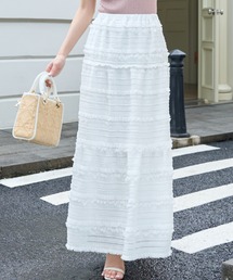 SHIRRING TIERED SKIRT(シャーリングティアードスカート)