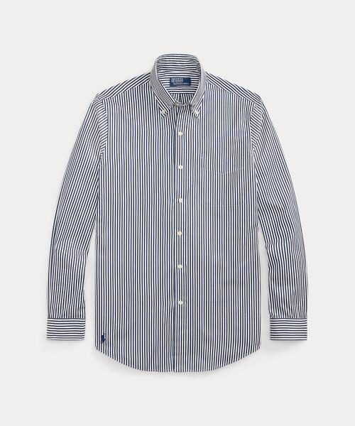 POLO RALPH LAUREN(ポロ ラルフ ローレン)の「クラシック フィット ストライプド ポプリン シャツ(シャツ/ブラウス・メンズ・ネイビー系1・L/M/S/XS)」の7枚目の写真