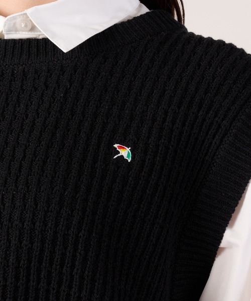 Arnold Palmer(アーノルドパーマー)の「ニットベスト×シャツチュニック レイヤードセット(その他トップス・レディース・サックスブルー/ダークブラウン/アイボリー/カーキ・M/S/L)」の20枚目の写真