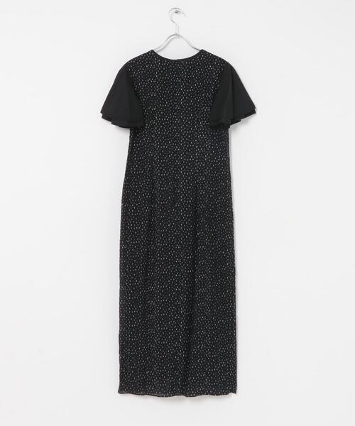 URBAN RESEARCH ROSSO WOMEN(アーバンリサーチ ロッソ)の「kaene パイピングスリーブラメドビードレス(ワンピース・レディース・ブラック/モカ・36)」の10枚目の写真