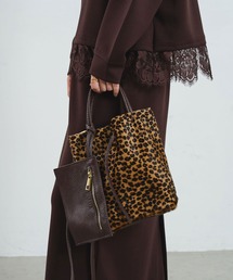MILLELA FIRENZE/LEOPARD MINI TOTE