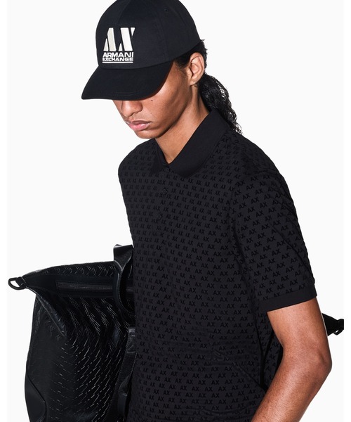 ARMANI EXCHANGE(アルマーニエクスチェンジ)の「【A|X アルマーニ エクスチェンジ】エンブロイダードロゴ キャップ(キャップ・メンズ・ブラック・FREE)」の3枚目の写真