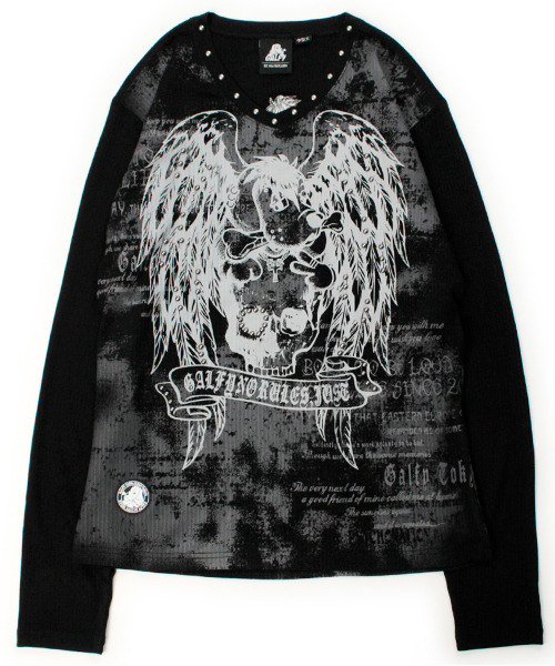 GALFY（ガルフィー）の「『GALFY/ガルフィー』あの頃の兄ちゃん SKULL TEE【Z】（Tシャツ/カットソー・レディース・グレー/ブラック/ホワイト・XL/L）」の11枚目の写真