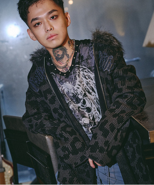 GALFY（ガルフィー）の「『GALFY/ガルフィー』あの頃の兄ちゃん SKULL TEE【Z】（Tシャツ/カットソー・レディース・グレー/ブラック/ホワイト・XL/L）」の21枚目の写真