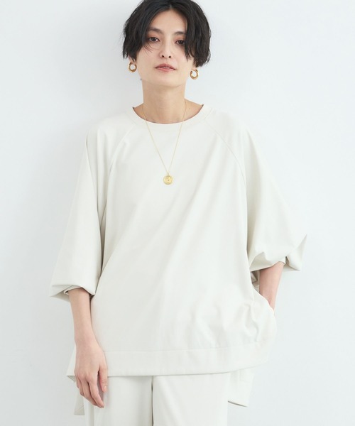 BARNYARDSTORM(バンヤードストーム)の「BARNYARDSTORM / ハイテンションフレアプルオーバー<セットアップ対応>(Tシャツ/カットソー・レディース・ブラウン/ホワイト/ブラック・FREE)」の12枚目の写真