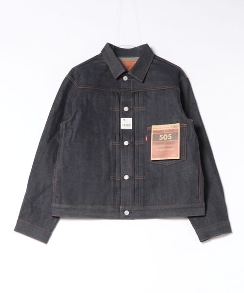 EDWIN（エドウィン）の「505 セルビッジデニムジャケット Gジャン（デニムジャケット・メンズ・インディゴブルー/ノンウォッシュ・SMALL/MEDIUM/LARGE/X-LARGE）」の2枚目の写真