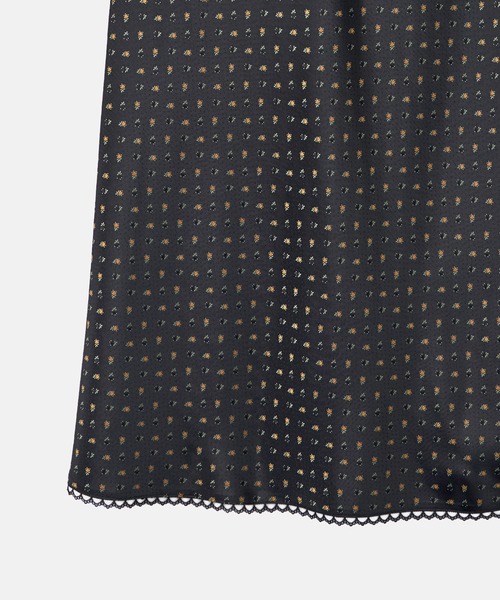 LE CIEL BLEU(ルシェルブルー)の「フローラルジャカード ミディスカート / Floral Jacquard Midi Skirt(スカート・レディース・ライトピンク/ブラック・36/38/34)」の8枚目の写真