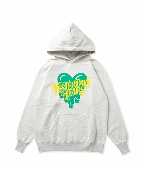 EMOTIONALLY UNAVAILABLE(エモーショナリー アンアベイラブル)の「EMOTIONALLY UNAVAILABLE YESTERDAY TEARS HOODIE(パーカー・メンズ・ベージュ系その他・M)」の1枚目の写真
