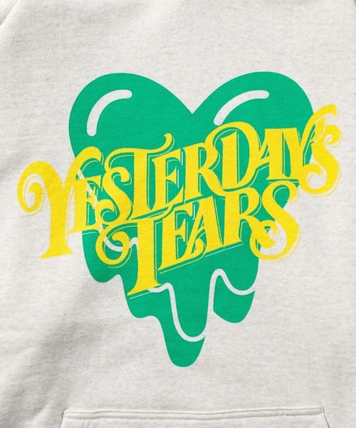 EMOTIONALLY UNAVAILABLE(エモーショナリー アンアベイラブル)の「EMOTIONALLY UNAVAILABLE YESTERDAY TEARS HOODIE(パーカー・メンズ・ベージュ系その他・M)」の3枚目の写真