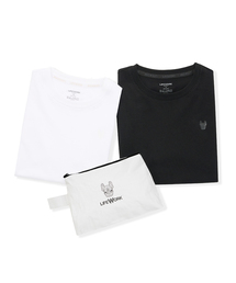 LIFE WORK | レディース) 2PACK ベーシック半袖Tシャツ(Tシャツ/カットソー)